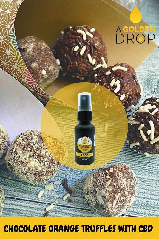 #FoodieFriday: Chocolate Orange Truffles with CBD