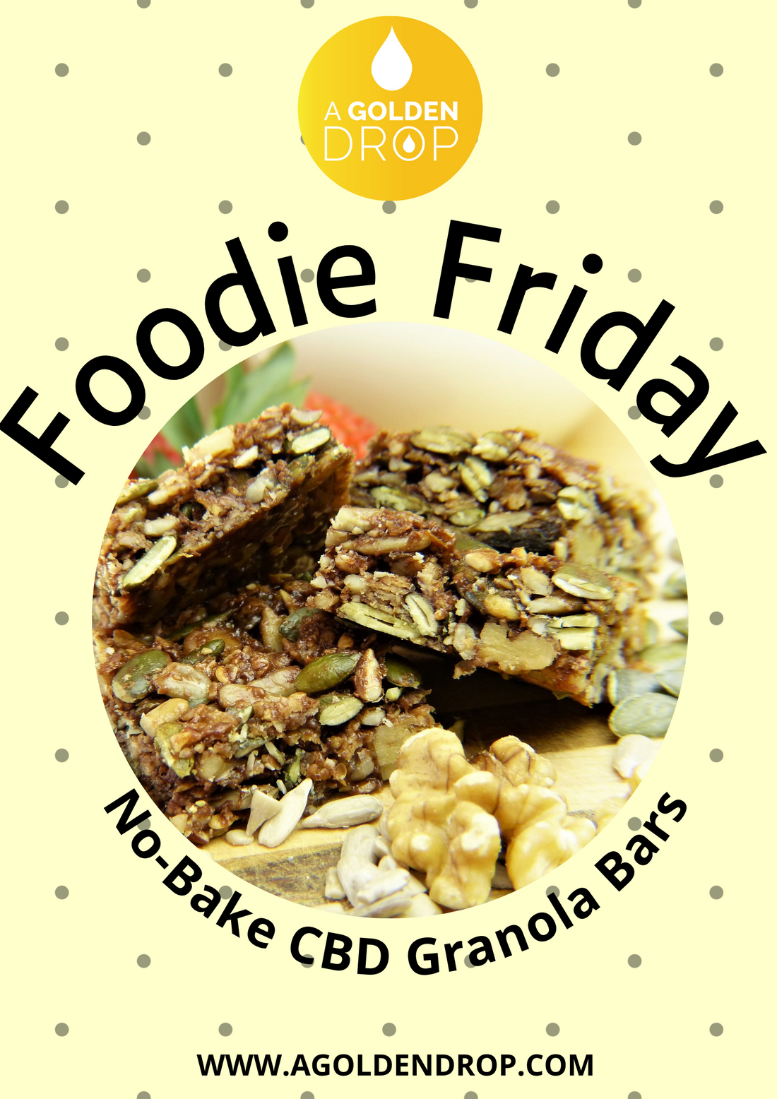 #FoodieFriday: No-Bake CBD Granola Bars
