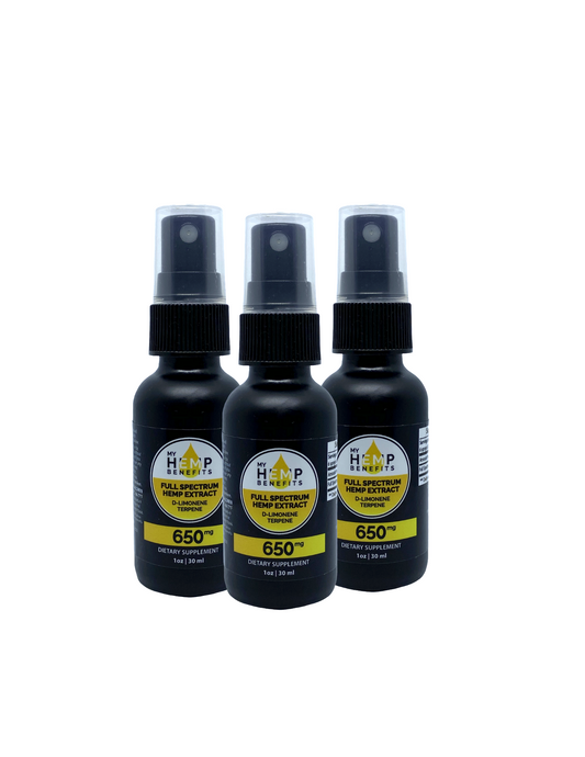Bundle & Save 650 mg CBD oil
